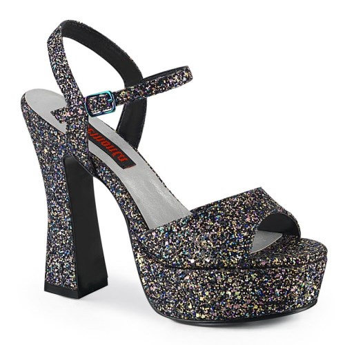 Multicolor Demonia Dolly-09 Glitter Women's Sandals | 15SVTJ