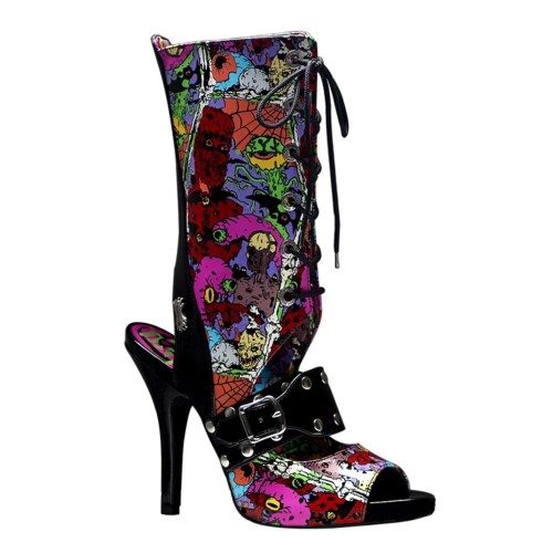 Multicolor Demonia Zombie-103 Patent Women's Heels Shoes | 03NALO