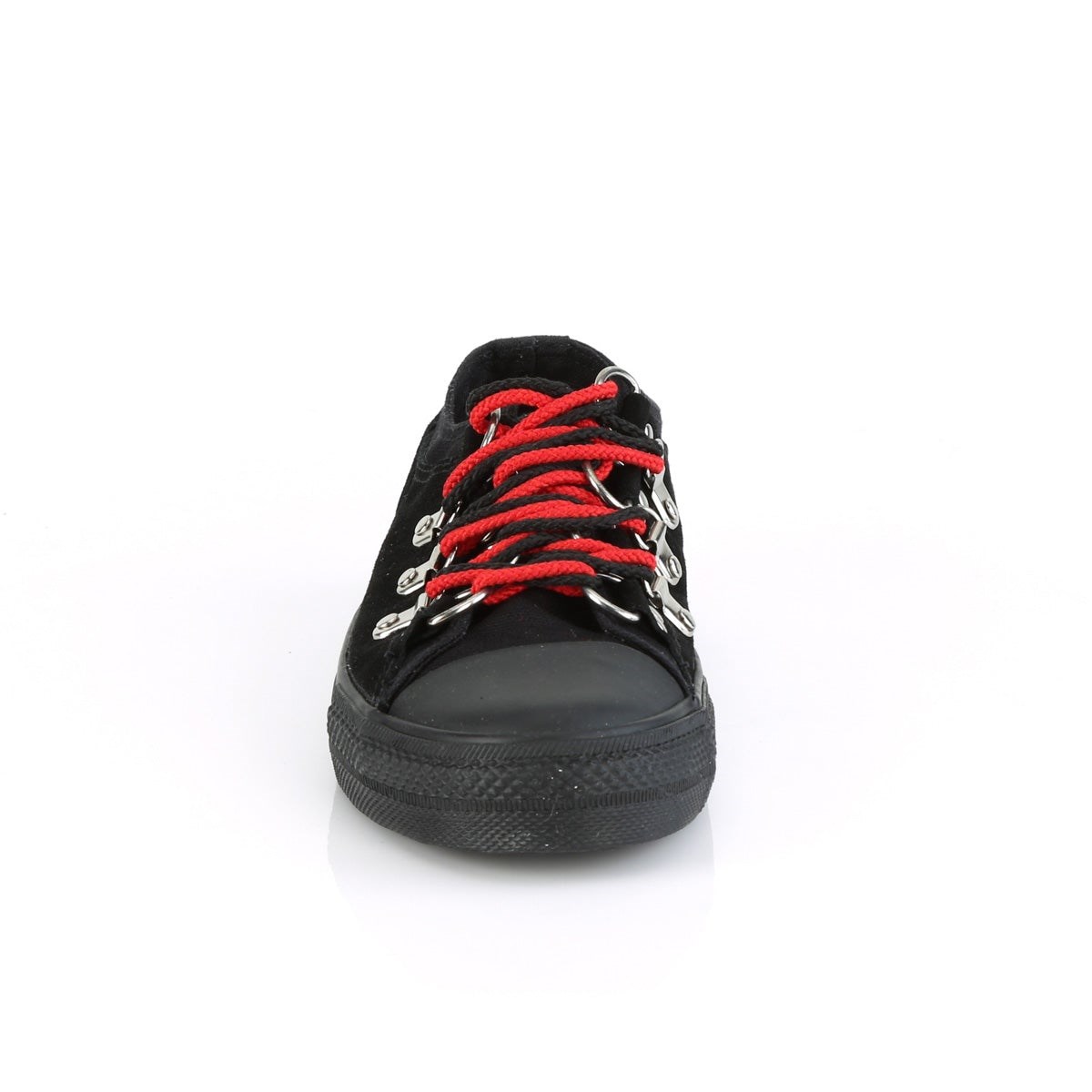 Black Demonia Deviant-05 Canvas-Suede Men's Sneakers | 41BLSU