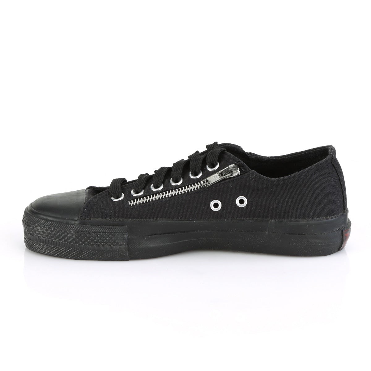 Black Demonia Deviant-06 Canvas Men's Sneakers | 75ONLX