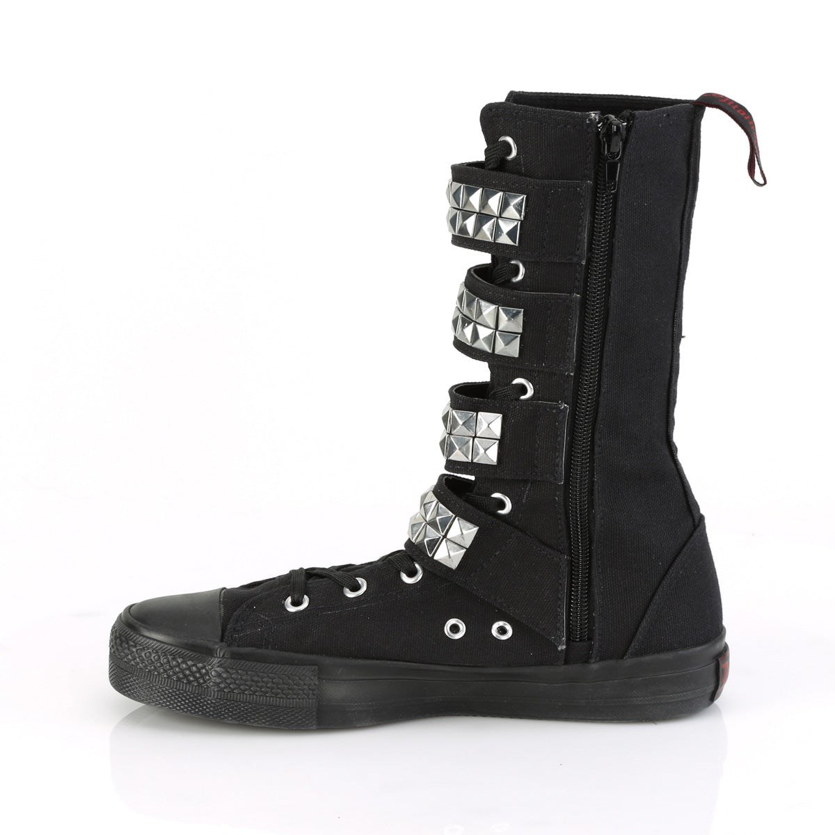 Black Demonia Deviant-203 Canvas Women's Sneakers | 12UEXF