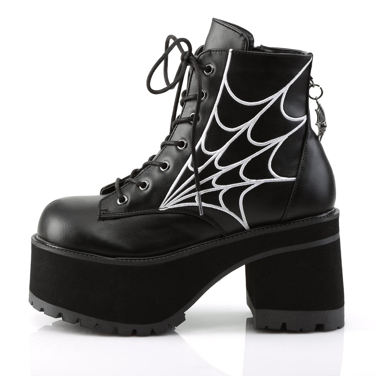 Black Demonia Ranger-105 Vegan Leather Women's Ankle Boots | 08ECRJ