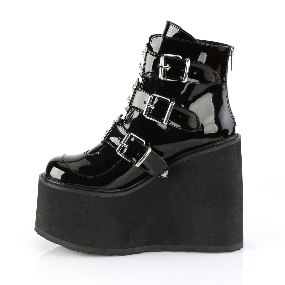 Black Demonia Swing-105 Women's Ankle Boots | 47KMDX