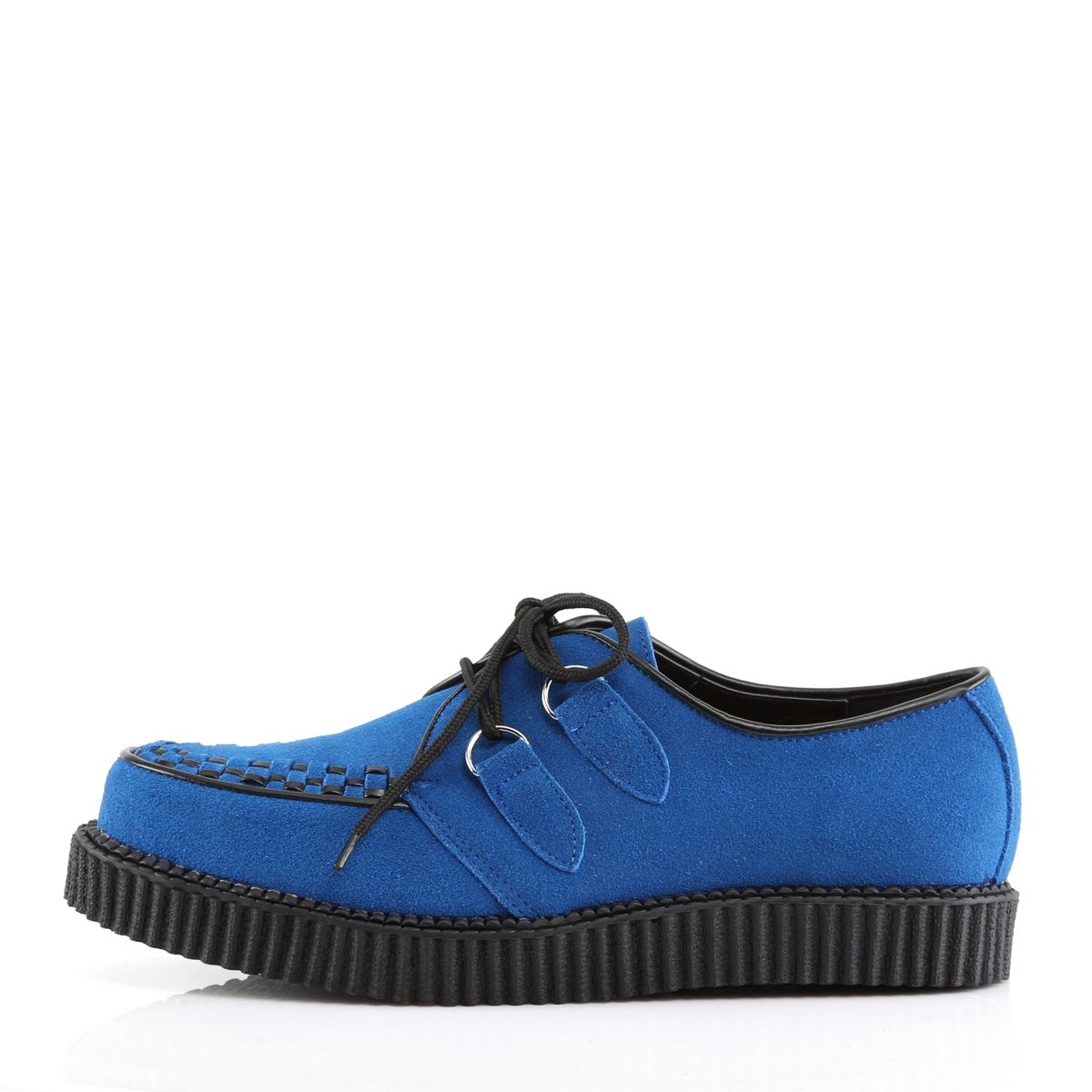 Blue Demonia Creeper-602S Suede Men's Creepers Shoes | 20MBYR