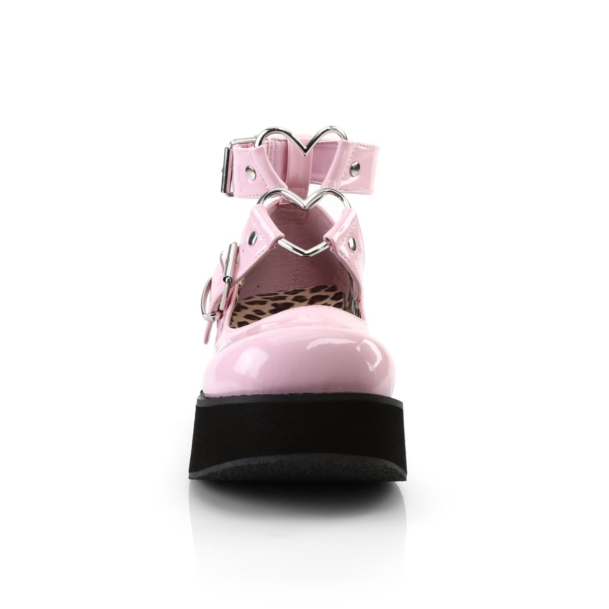 Pink Demonia Sprite-02 Patent Women's Mary Jane Shoes | 26ONRV