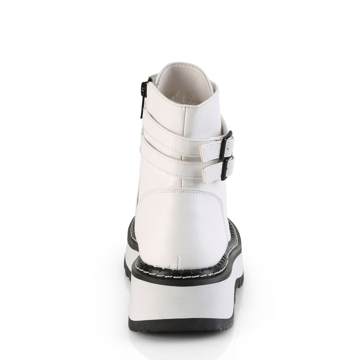 White Demonia Lilith-152 Vegan Leather Women's Ankle Boots | 12FZLA